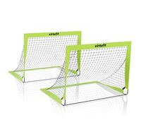 VirtuFit Jeu de buts de football Pop-Up - Buts de Football - 120 x 90 cm