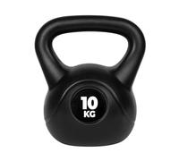 VirtuFit Kettlebell en PVC - 10 kg - Noir