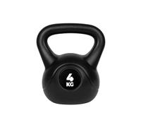 VirtuFit Kettlebell en PVC - 4 kg - Noir