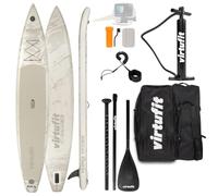 VirtuFit Kit de planche à pagaie gonflable avec pagaie, sac à dos et accessoires pour les loisirs, la tournée et le paddling polyvalent
