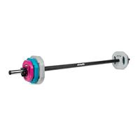 VirtuFit Kit de pompes d'aérobic en caoutchouc - 20 kg - Multicolore