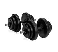 Virtufit Lot de 2 haltères réglables en vinyle de 14 à 28 kg