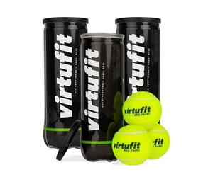 VirtuFit Lot de 9 balles de padel Pro Padel