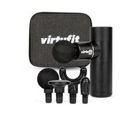 VirtuFit Mini pistolet de massage M1s - 4 embouts - Rechargeable - Massage musculaire - Sans fil - Coffret de rangement inclus - Professionnel