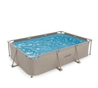 VirtuFit Piscine (Beige, 300 x 210 x 66 cm, Rectangulaire)