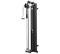 VirtuFit PL100 Single Pulley Station - Station de traction pour la musculation - 75 kg - Hauteur réglable - Construction en acier robuste