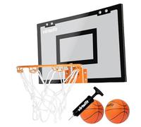VirtuFit Pro Mini Panneau de Basket avec 2 Balles et Pompe - Noir