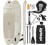 VirtuFit Supboard Cruiser 305 - Sable beige - Avec siège de kayak, accessoires et sac de transport - Planche de paddle