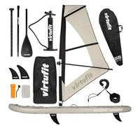 VirtuFit Supboard Surfer 305 - Beige - Avec planche à voile et accessoires