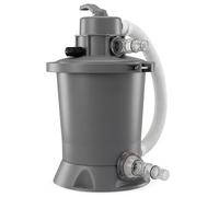 VirtuFit Système de filtration à sable 800 GPH (3028 l/h) - Pompe de filtration pour piscine - Raccord de 32 mm de diamètre - Pour piscine hors-sol - Avec valve multi-voies et fonction backwash