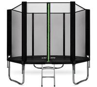VirtuFit Trampoline avec filet de sécurité - Noir - 251 cm