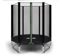 VirtuFit Trampoline avec Filet de sécurité - Noir - 183 cm