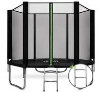 VirtuFit Trampoline avec filet de sécurité - Noir - 251 cm