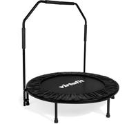 VirtuFit Trampoline de Fitness Pliable avec poignée - Noir - 100 cm