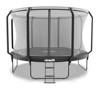 VirtuFit Trampoline de qualité supérieure avec filet de sécurité - Noir - 366 cm