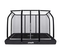 VirtuFit Trampoline Inground Premium avec filet de sécurité - Noir - 244 x 366 cm