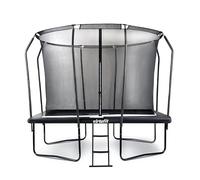 VirtuFit Trampoline rectangulaire de qualité supérieure avec filet de sécurité - Noir - 213 x 305 cm
