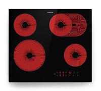 Virtuosa Plus 60cm Plaque Vitrocéramique 4 Feux Noir