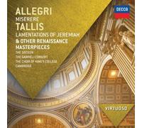 Virtuoso Series: Allegri Miserere / Tallis Lamentations of Jeremiah & Other Renaissance Masterpieces by Harry Christophers (2012-08-03)