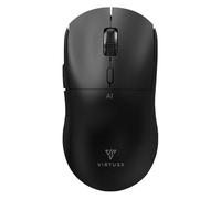 Virtusx Souris AI, Jethro V1, alimentée par ChatGPT et DeepSeek logiciel d'IA centralisé, outils d'écriture IA, saisie vocale, transcription, traduction et résumé (noir)