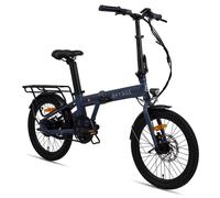 Virum Auto 2026 Vélo Électrique Pliable, 3 Vitesses Automatique, Courroie - Bleu nuit