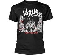 Virus Pray for War Official Tee T-Shirt Mens Unisex Manches Courtes(3X-Large)
