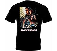 VIRVXUYIN Blade Runner v23 T Shirt Black Movie Poster