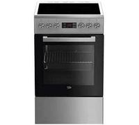Beko Cuisinière vitrocéramique FSE57300GX 4 foyers Acier inox