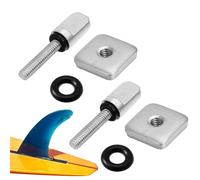 Vis à aileron - Adaptateur à aileron Paddleboard, Vis En Acier Inoxydable 316 | Kit De Réparation De Planche De Surf Sans Outils Pour Installation Facile, Remplacement, Matériel