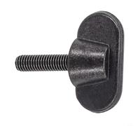 Vis à ailettes de rechange M5 x 20 pour clôture - Vis à bouton en plastique (pièce n° 251896-4) compatible avec DSS610/DSS611, BSS610/BSS611, 5704RK & BJV