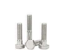Vis à bande de roulement partielle hexagonale M8 M10 M12 en acier inoxydable 316, boulons à demi-dent hexagonaux extérieurs(M10x35mm 5pcs)