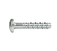 Vis à béton 7,5x40mm, acier zingué, tête plate bombée, empreinte T30 ATE Option 1 boîte de 100 pièces