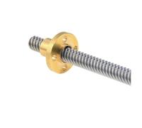 Vis à billes anti-retour Lot de 2 vis à tête plombée T8 8 mm avec écrou en laiton 2 mm de plomb 1 mm 100 mm-550 mm Tige trapézoïdale for imprimante(200mm)
