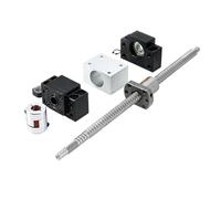 Vis à billes anti-retour Tige de vis à billes 200 mm-1000 mm SFU1204 avec écrou 1204 + support d'extrémité BK/BF10 + boîtier d'écrou + coupleur 8 x 8(900mm)