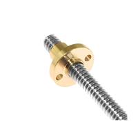 Vis à billes anti-retour Vis à tête plombée T16 Pas de vis 4 mm Avec écrou en laiton Longueur 100 mm-1000(300mm)