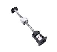 Vis à billes CNC à mouvement linéaire Kit de vis à billes C7 SFU3205 avec écrou simple + BF25 + DSG32H + couplage + support moteur HM25-110 L1050-1400mm for pièce d'imprimante 3d(1150mm)