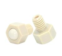 Vis à billes en acier, 2 pièces, roue hexagonale universelle, roulement à billes, vis de transmission(MT183C M5*6)