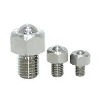 Vis à billes en acier, 2 pièces, roue hexagonale universelle, roulement à billes, vis de transmission(MT183 M8*10 stainless steel)