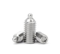 Vis à billes en acier inoxydable 304, piston à tête sphérique à ressort, goupille télescopique à ressort, M4, M5, M6, M8, M10, M12(1pcs M10x30x5x3.8)