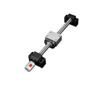 Vis à billes Kit de vis à billes 2005-2010 L300-950 mm C7 avec embout usiné + support 15 + boîtier d'écrou 20H + coupleur for pièce CNC(2010,300mm)