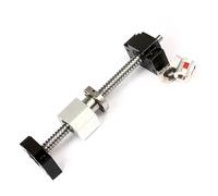 Vis à billes ，Linear Guide Rail Ball Screw Vis à billes 20MM, extrémité usinée SFU2005 + écrou à billes simple RM2005 + support d'extrémité BK15 BF15/fkff15/ekef15 + vis de couplage(BKBF15,750mm)