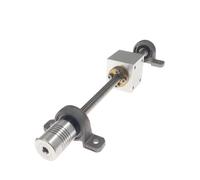 Vis à billes Pièces CNC, Kit de tiges filetées T8 for moteur pas à pas, glissière linéaire, diamètre 8 mm, pas 2 mm, pas 8 mm avec écrou, 100-800 mm, vertical et horizontal(Vertical 8mm,100mm)
