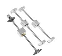 Vis à billes Pièces CNC, Kit de vis-mère T8 à double rail for axe optique, tige de 8 mm de diamètre, support d'arbre à roulement linéaire, plusieurs tailles (200 à 600 mm), lot de 1(B 1set,300mm)