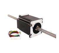 Vis à billes Pièces CNC, Moteur pas à pas linéaire Nema23 avec kit de vis mère T10, pas de vis 2-20 mm, longueur d'arbre 100-400 mm(Lead range 14mm,300mm)