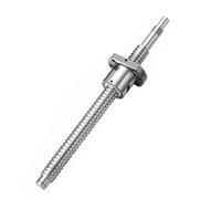 Vis à billes usinée avec écrou C7 argent SFU1204 SFU1605 12 mm 16 mm de diamètre 200-1200 mm(Sfu1204,700mm)