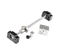 Vis à billes usinée Jeu de vis à billes SFU1204 RM1204-1000, vis à billes laminées C7 avec bride, écrou simple usiné + BK/BF10 + boîtier + coupleur(One piece set,350mm)