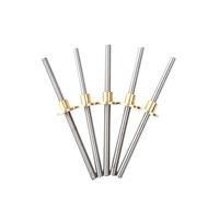 Vis à billes, vis à billes à mouvement linéaire Vis mère T12 Longueur 100 mm-600 mm Pas 2 trapézoïdale 4 avec écrou en laiton(100mm)