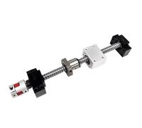 Vis à billes, vis à billes de guidage linéaire Vis À Billes SFS2005 150-1000 Mm + Support D'extrémité BKBF15 + Accouplement(550mm)