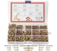 Vis a Bois,360 Vis Bois, Vis Autotaraudeuses M3 M4 à TêTe FraiséE, Assortiment De Vis à Bois Avec BoîTe De Rangement Pour Projet De Bricolage, RéParation