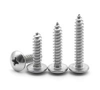 Vis à bois à tête champignon cruciforme en acier inoxydable 304, M3 M3.5, 6/8/10/12-50 mm, lot de 40/50 pièces(8mm,M3 (50pcs))